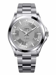 Lobinni Men Simple Date Display Waterproof Automatic Watch 41.5mm.