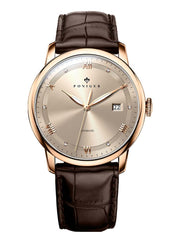Poniger Luxury Brand Rose Gold Design Automatic Watches 41mm.