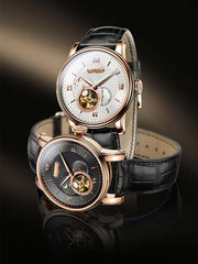 Lobinni Automatic Hollow Out Movement Watch 42mm.