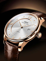 Lobinni Man Automatic Wristwatches Minimalist 40mm.