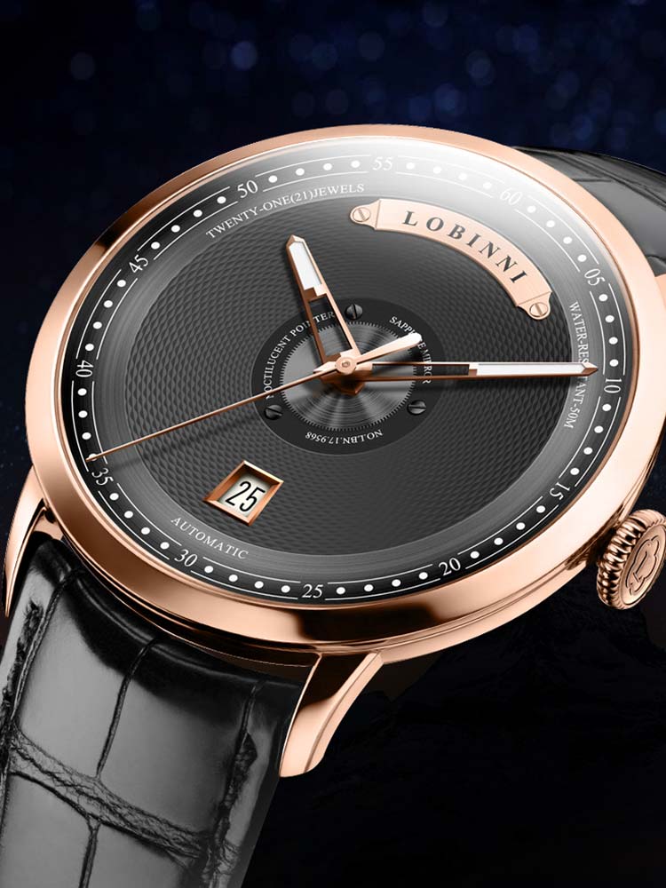 Lobinni Auto Winding Automatic Watch For Man 41mm.