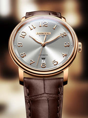 Lobinni Simple Dial Date Automatic Watch For Men 41mm.