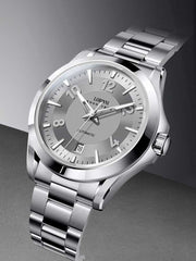 Lobinni Men Simple Date Display Waterproof Automatic Watch 41.5mm.