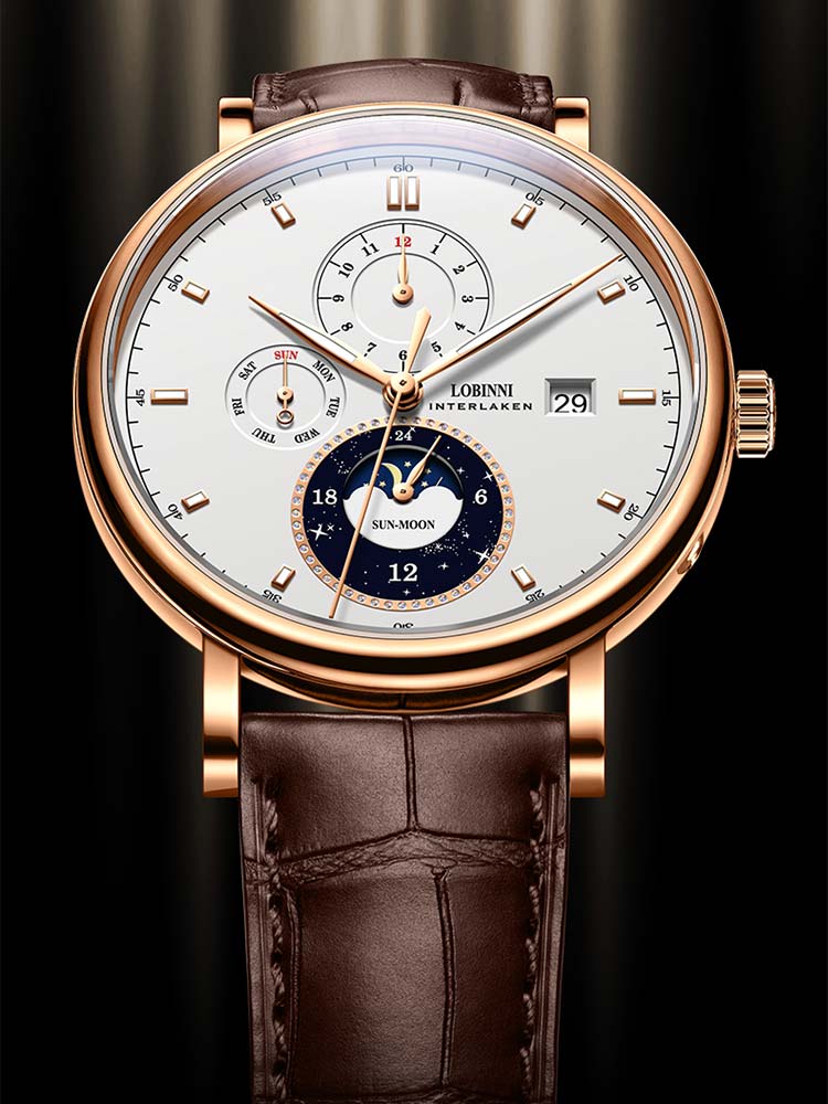 Lobinni High Quality Men's Multi-function Automatic Watch 41mm.