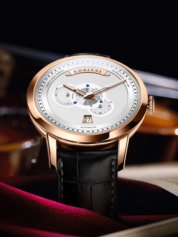 Lobinni Classic Automatic Wrist Watch For Man 41mm.