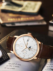 Lobinni Multi-function Self-winding Automatic Watches 40mm.