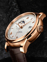 Lobinni Modern Design Men Mechanical Wrist Watch 42mm.
