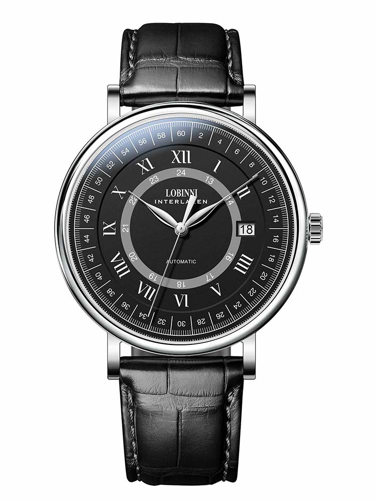 Lobinni Thin Automatic Mechanical Watches 41mm.