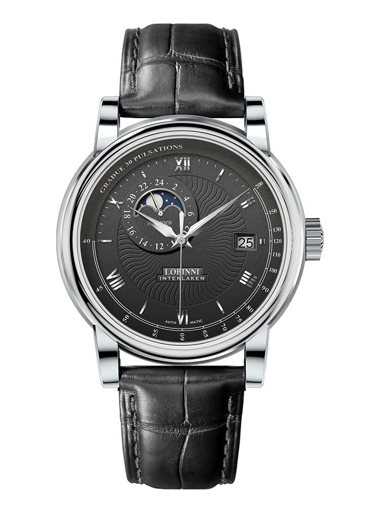 Lobinni Modern Design Men Mechanical Wrist Watch 42mm.