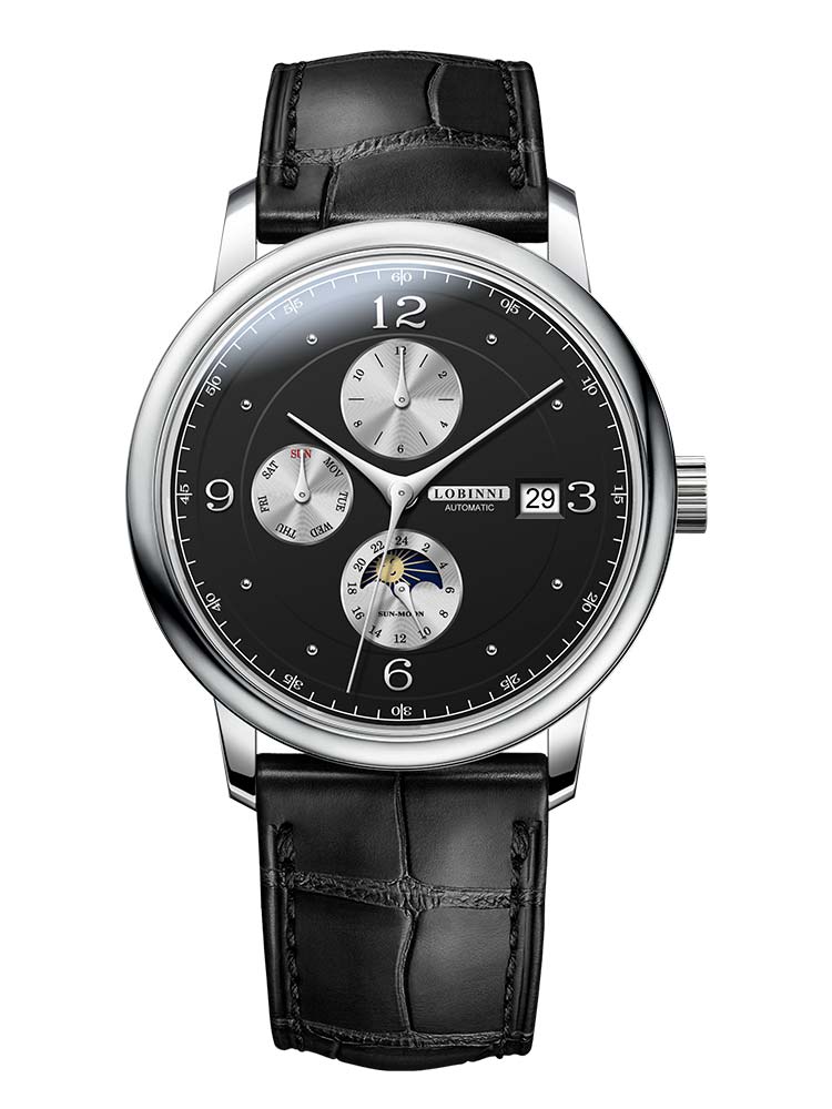 Lobinni Multi-function Self-winding Automatic Watches 40mm.