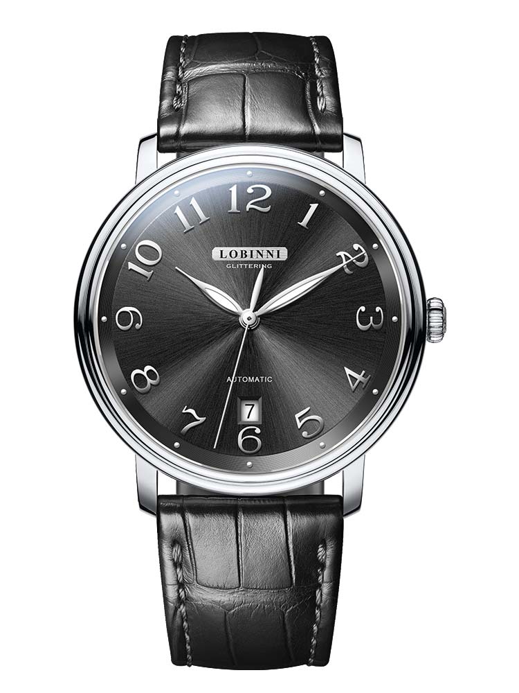 Lobinni Simple Dial Date Automatic Watch For Men 41mm.