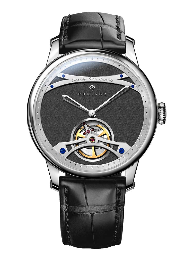 Poniger Men Wrist Mechanical Watch Automatic 42mm.