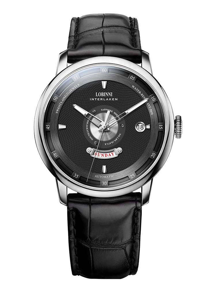 Lobinni Weekend And Date Automatic Watch 41mm.