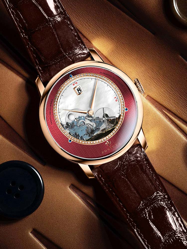 Poniger Men Blue Mechanical Automatic Watches 41mm.