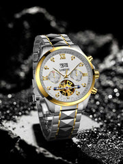 Lobinni Multi-function Sport Water-resistant Wrist Watch For Man 42mm.