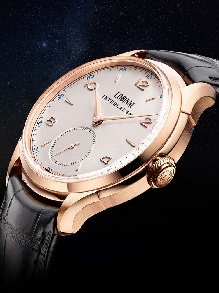 Lobinni Man Auto Movement Wrist Autoamtic Watch 44mm.