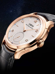 Lobinni Man Auto Movement Wrist Autoamtic Watch 44mm.