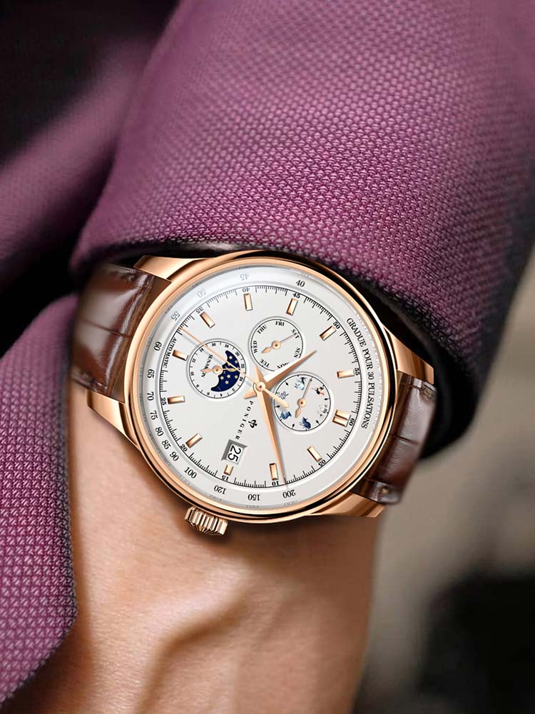 Poniger Automatic Luxury New Design Man Watch 40mm.