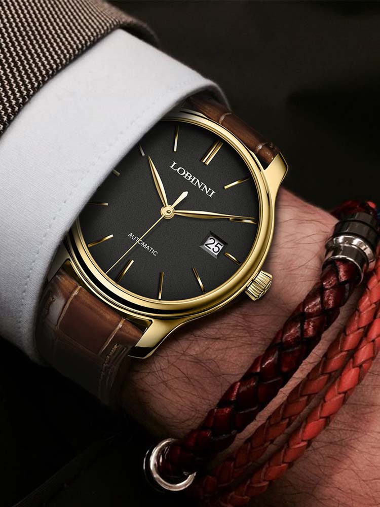Lobinni Luxury Style Automatic Watches For Men 39.5mm.