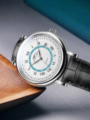 Lobinni Thin Automatic Mechanical Watches 41mm.