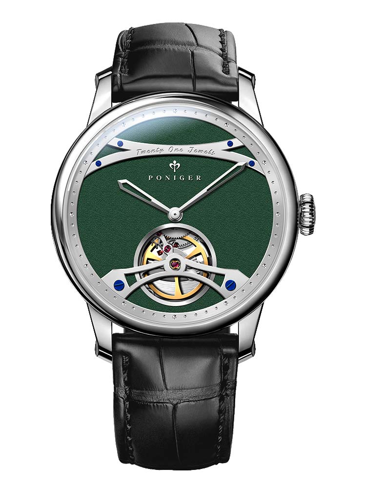 Poniger Men Wrist Mechanical Watch Automatic 42mm.