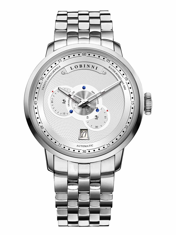 Lobinni Brand High Quality Men Wrist Watches 41mm.