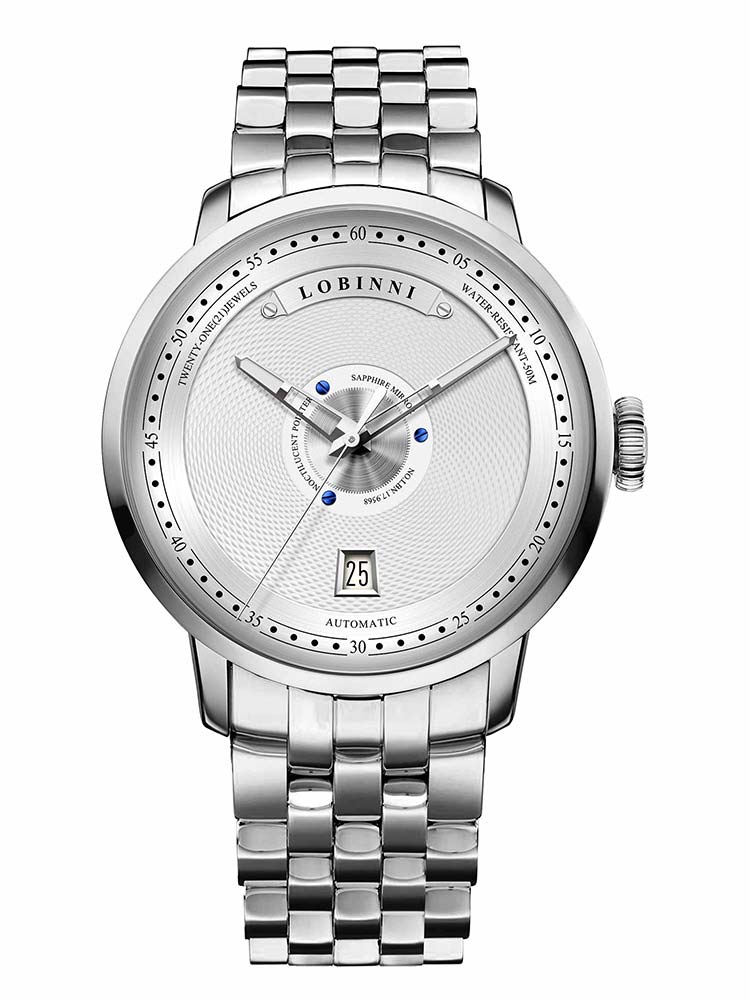 Lobinni Men's Luxury Stainless Steel Watches Automatic 41mm.