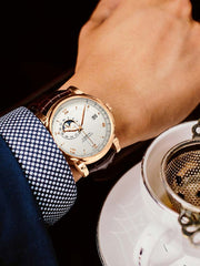 Lobinni Modern Design Men Mechanical Wrist Watch 42mm.