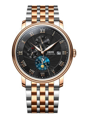 Lobinni Stainless Steel Strap 5ATM Men Automatic Watches 40mm.