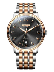 Lobinni Leather Belt Automatic Wristwatches For Mens 41mm.