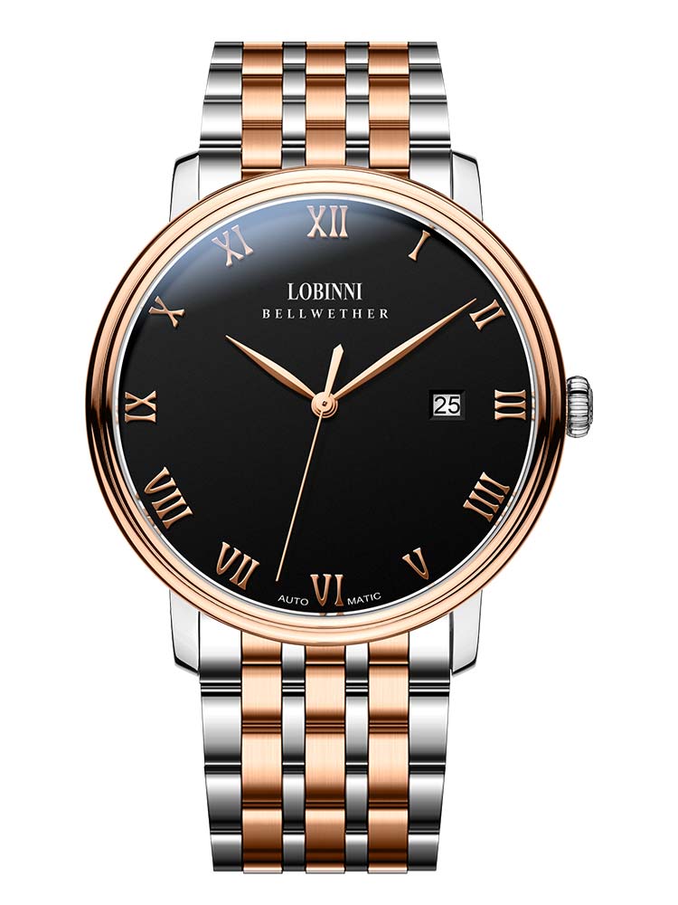 Lobinni Business Water Proof Mechanical Watches 40mm.
