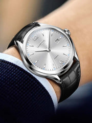 Lobinni Thin Automatic Wristwatches For Men 40mm.