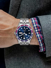 Lobinni High Quality Fashion Stainless Steel Band Luminous Watch 42.5mm.