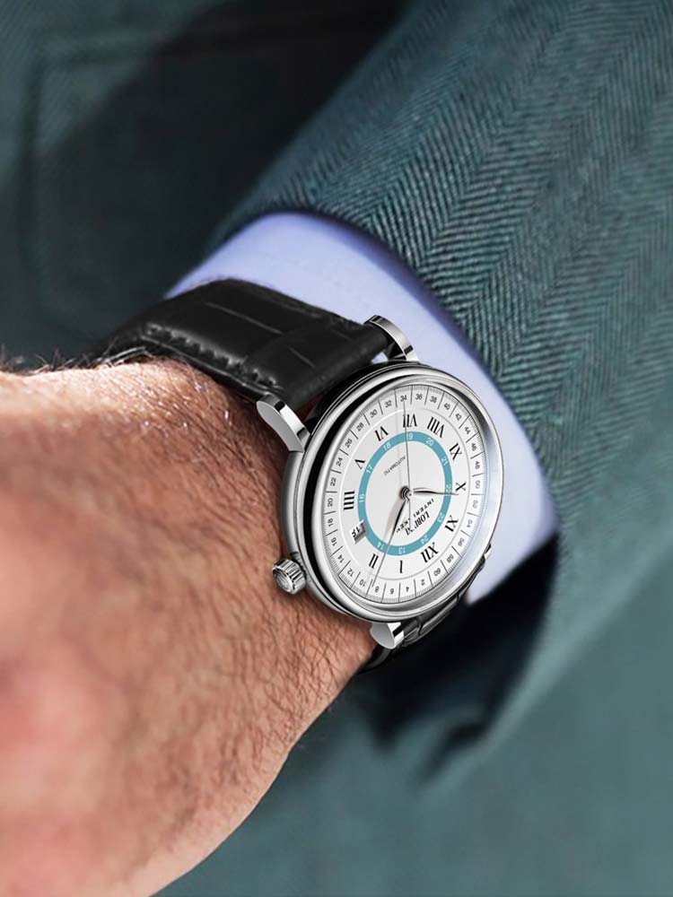 Lobinni Thin Automatic Mechanical Watches 41mm.