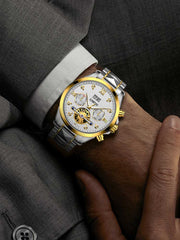Lobinni Multi-function Sport Water-resistant Wrist Watch For Man 42mm.