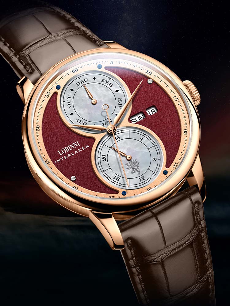 Lobinni Classic Mens Automatic Wrist Watches 42mm.