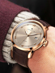 Poniger Luxury Brand Rose Gold Design Automatic Watches 41mm.