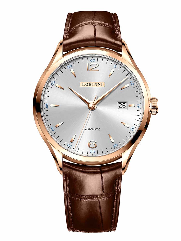 Lobinni Thin Automatic Wristwatches For Men 40mm.