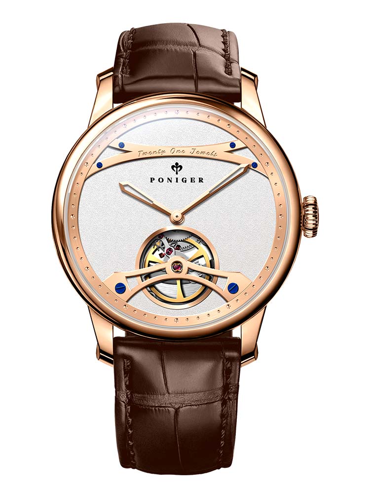 Poniger Men Wrist Mechanical Watch Automatic 42mm.