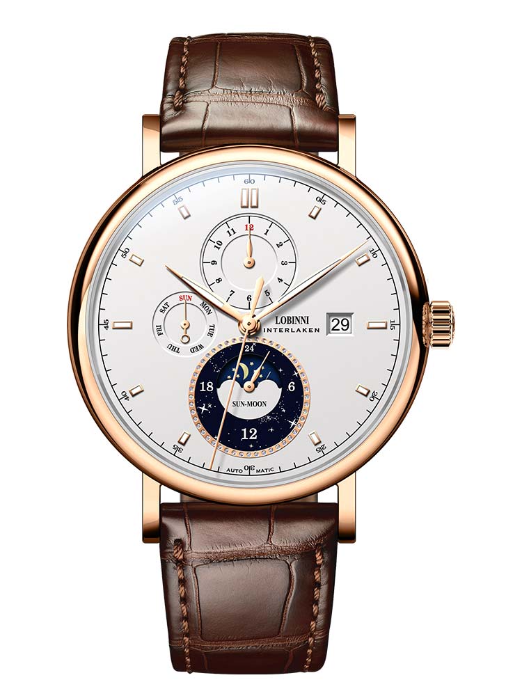 Lobinni High Quality Men's Multi-function Automatic Watch 41mm.