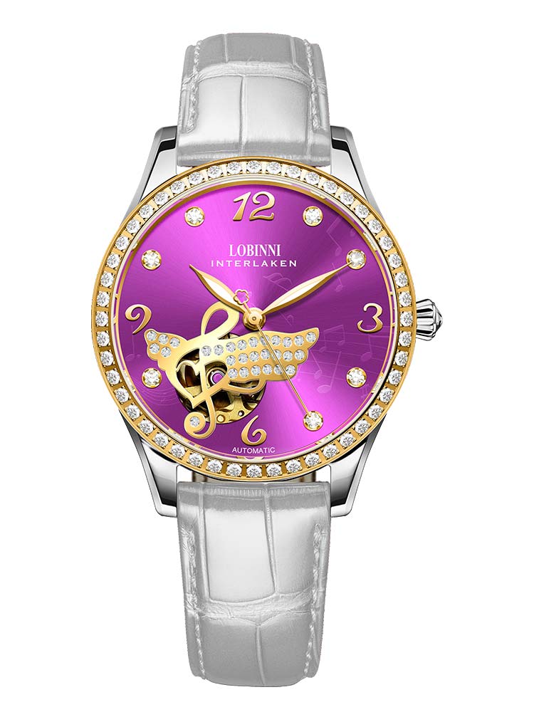 Lobinni Women High-end Mechanical Watches 34mm.