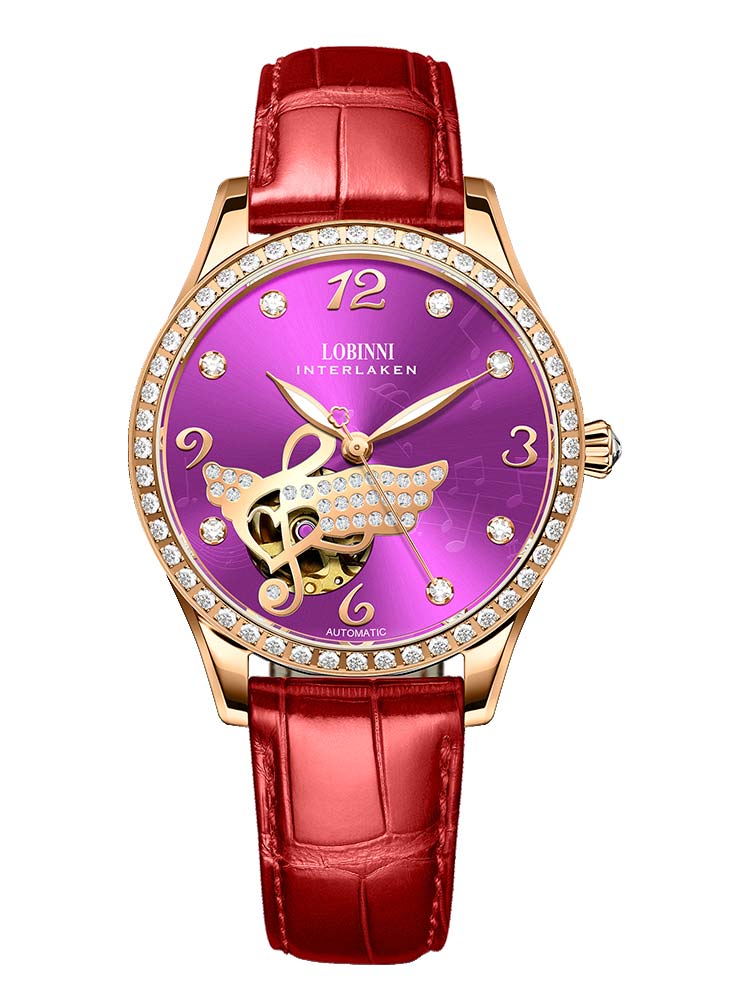 Lobinni Women High-end Mechanical Watches 34mm.