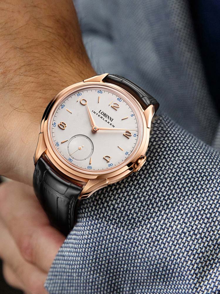 Lobinni Man Auto Movement Wrist Autoamtic Watch 44mm.
