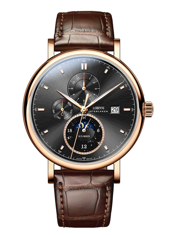 Lobinni High Quality Men's Multi-function Automatic Watch 41mm.