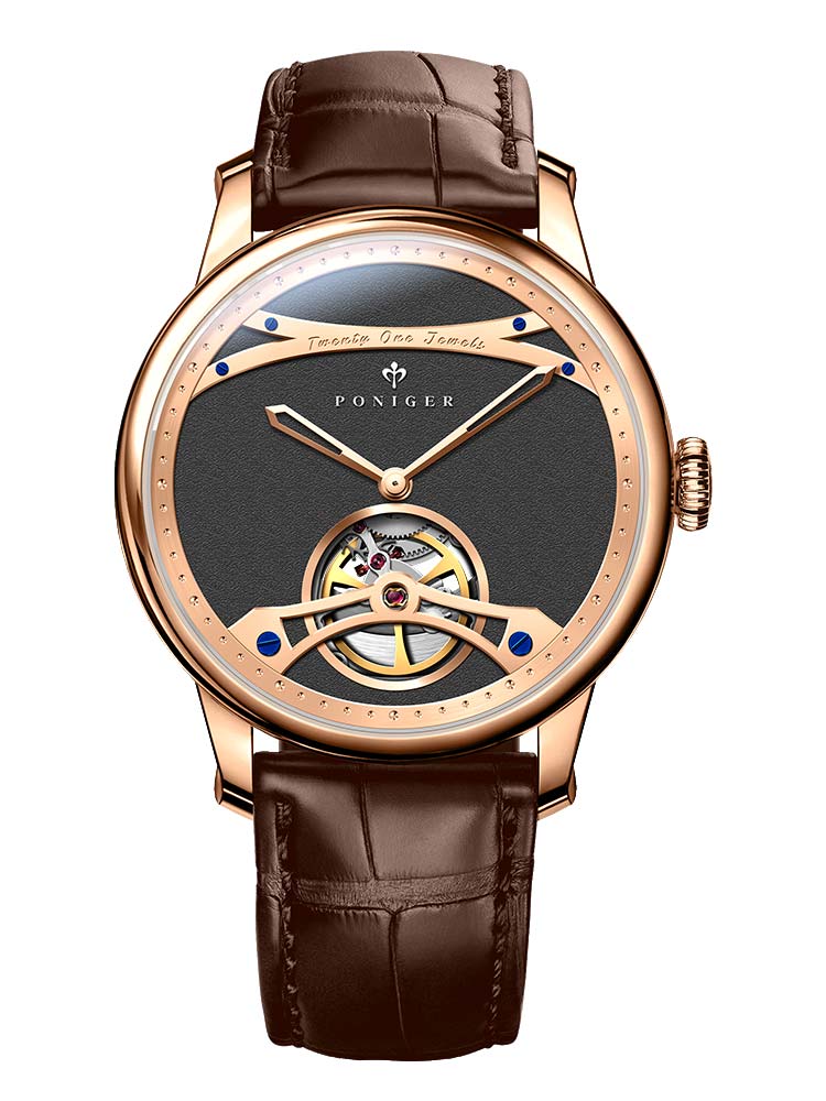 Poniger Men Wrist Mechanical Watch Automatic 42mm.