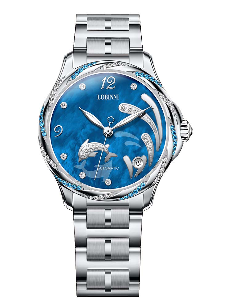 Lobinni Ladies Auto Movement Automatic Watches 33mm.