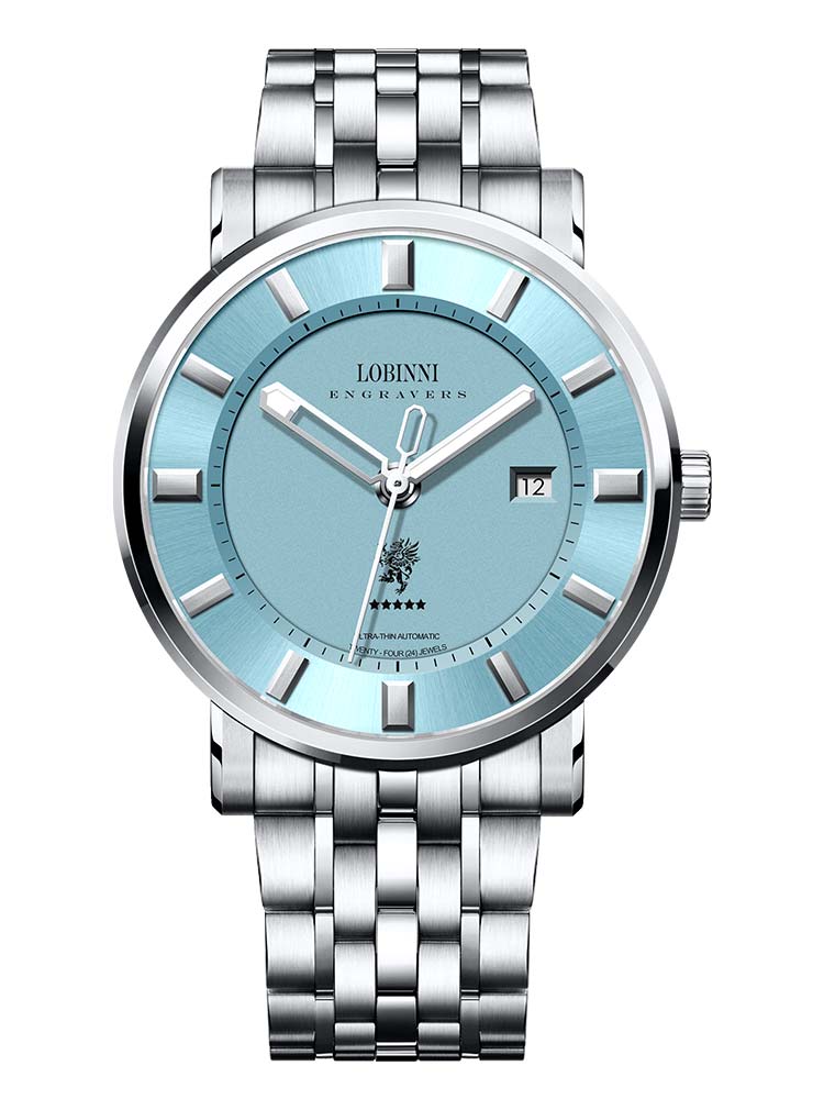 Lobinni Classic Wrist Men Mechanical Watches 42mm.