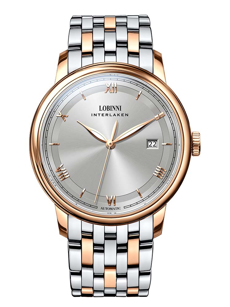 Lobinni Classic Design Water-resistant Auomatic Watch 40mm.