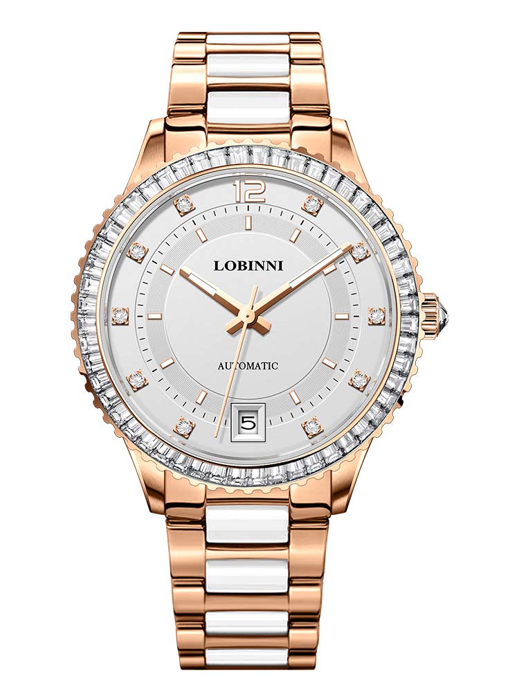 Lobinni Women Wrist Automatic Wristwatches For Ladies 34mm.