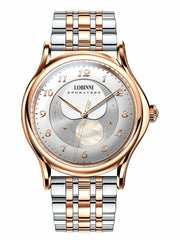 Lobinni Men's Automatic Mechanical Watch With Stainless Steel Band 42mm.
